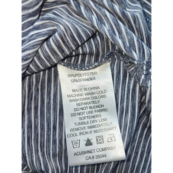 FOOTJOY FJ Men's Seawash Striped Lisle Polo Golf Large - Picture 6 of 8